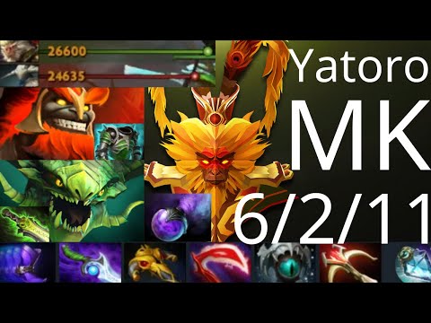 Yatoro Monkey King vs Sven, Night Stalker, Queen of Pain - Empire vs TSpirit g1 ESL1 dota2