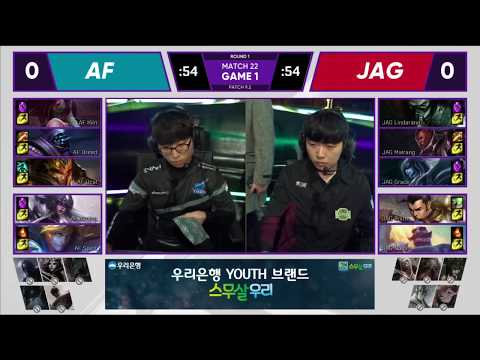AFS vs JAG Highlights Game 1 LCK Spring 2019 W3D1 Afreeca Freecs vs Jin Air GreenWings
