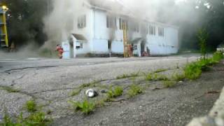 preview picture of video 'CHFD Halls Hill Rd Fire 6/28/08'