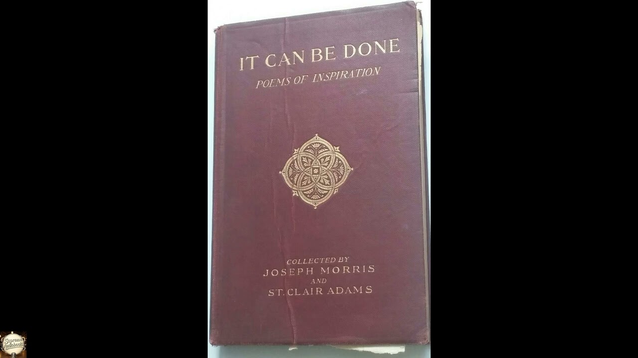 It Can Be Done - POEMS OF INSPIRATION