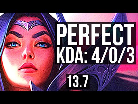 IRELIA vs LUX (MID) | 4/0/3, 900+ games | KR Master | 13.7