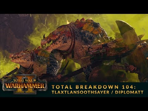 Total Breakdown 104 (WH2) - Skaven v Lizardmen (TlaxtlanSoothsayer v Diplomatt) - Warhammer 2 Battle