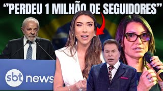 SBT em QUEDA - Patrícia Abravanel perde 1 MILHÃO de seguidores, SEGUNDO o  Folha do Estado.