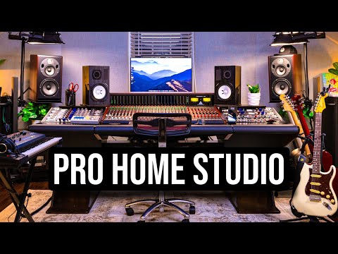 He Built a PRO Studio Above His Garage (with a CONSOLE)