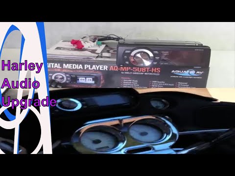 Aquatic AV AQ-MP-5UBT-HS Harley Davidson Stereo Detailed Review