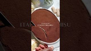 ITALIAN TIRAMISU 🇮🇹☕️ #tiramisu #classictiramisu #italiantiramisu #dessert