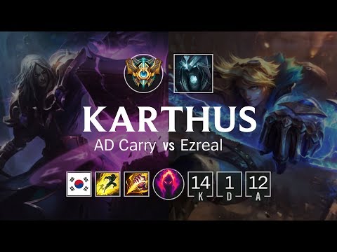 Karthus Bot vs Ezreal - KR Challenger Patch 8.23