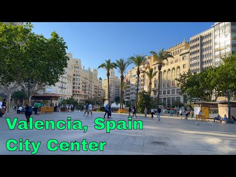 Valencia City Centre Walkthrough: Discovering the Heart of Spain's Hidden Gem [4K]