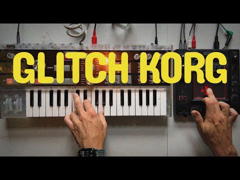 Korg Microkorg + KP3 kaoss pad hardcore live midi performance