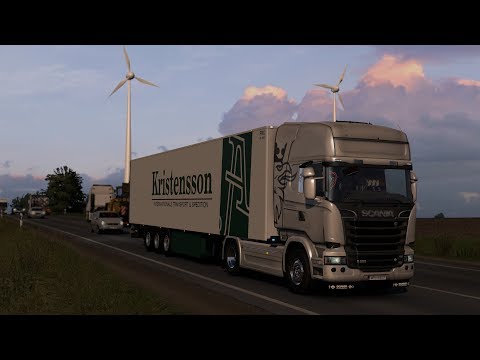 ETS2 1.36 - Poland Rebuilding 2.4.1 - SCANIA R500 V8 2009 - Trip: Klaipėda - Gdańsk