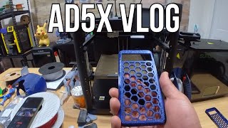 Flashforge AD5X Vlog: New IFS, Drybox Testing and A Firmware Update