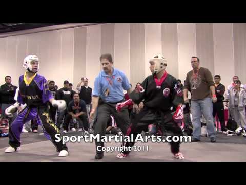Devin Burke v Robbie Lavoie - 2011 COMPETE Internationals - Men's team sparring