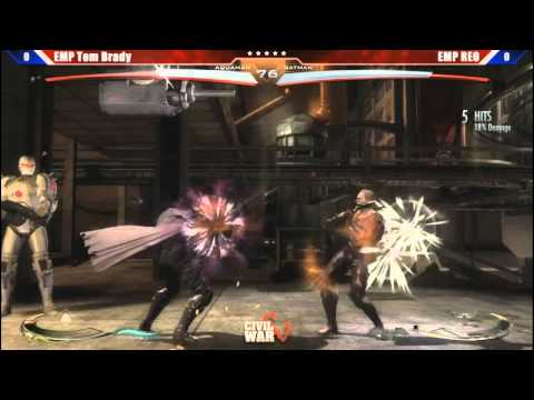 Injustice: Gods Among Us - Civil War 5  EMP Reo vs EMP Tom Brady Match Analysis