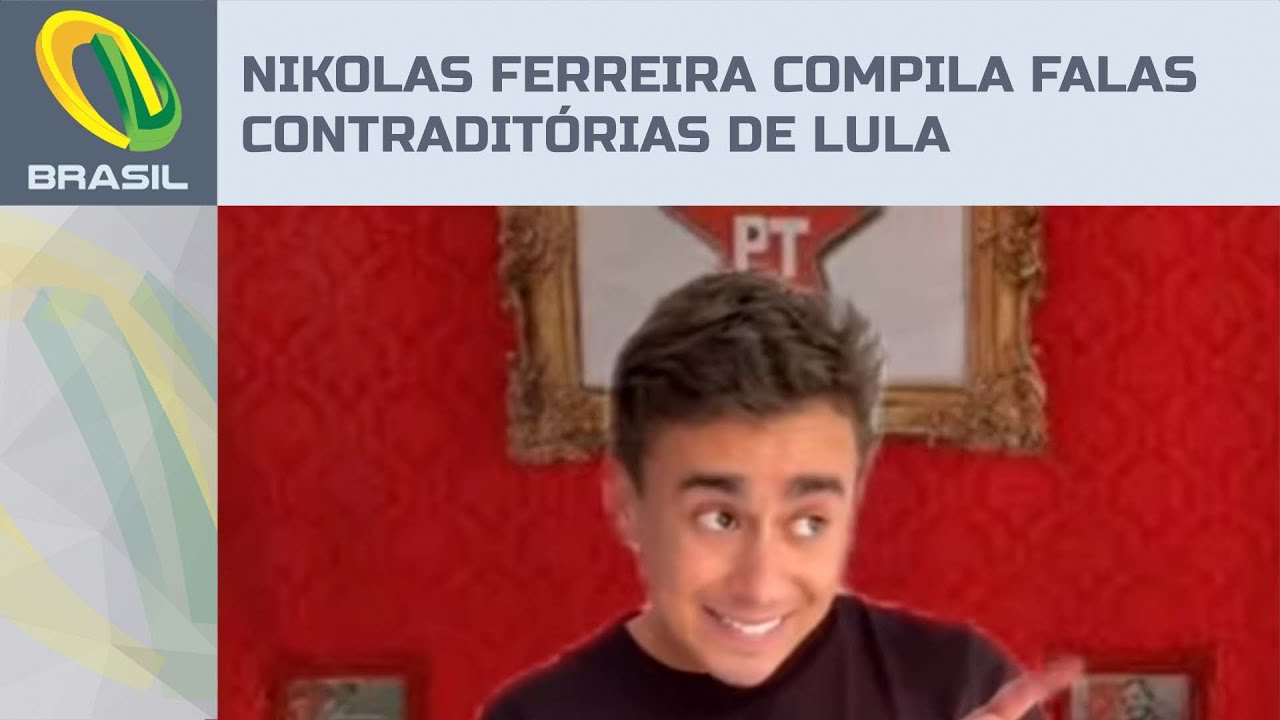 Nikolas Ferreira compila falas contraditórias de Lula em vídeo