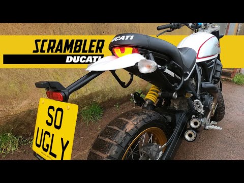 FIXING THE UGLIEST PART OF A DUCATI SCRAMBLER DESERT SLED - EVOTECH TAIL TIDY INSTALL