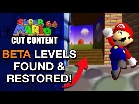 Beta Levels of Super Mario 64 | Mario Cut Content