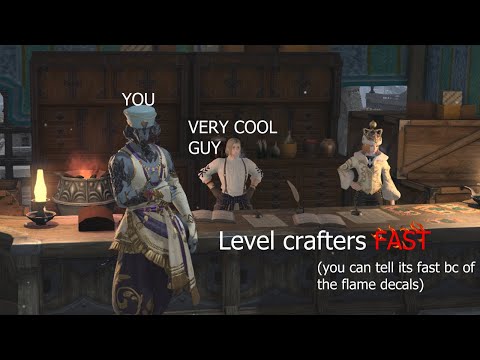 FFXIV guide - How to level crafters easily and fairly quickly
