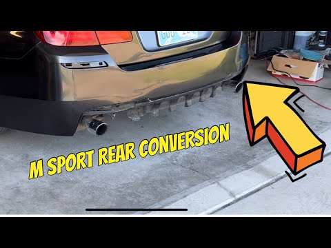 BME F10 535i M Sport Rear Bumper Conversion