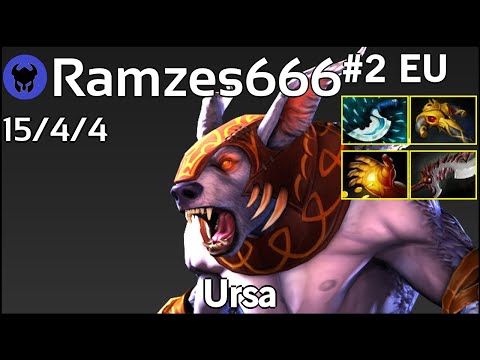 Ramzes666 [VP] plays Ursa!!! Dota 2 7.21