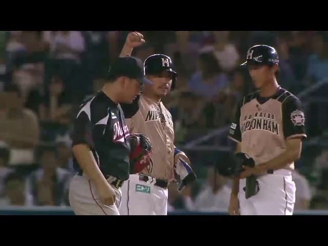 【6回表】際立つ勝負強さ!! ファイターズ・小谷野が勝ち越しタイムリー!! 2014/7/31 M-F