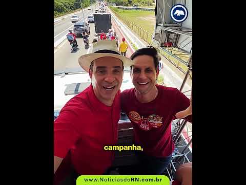 Rafael fortalece nome para o senado com grande carreata do "cuida para cuidar" - Notícias do RN