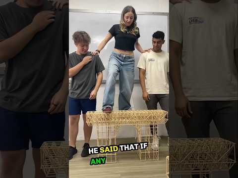 Build a Bridge Using Wooden Sticks #shorts