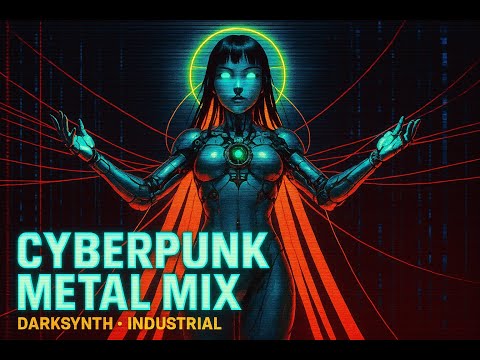 Aggressive Cyberpunk Metal Mix 2025 | Darksynth × Industrial | Gaming & Workout Soundtrack