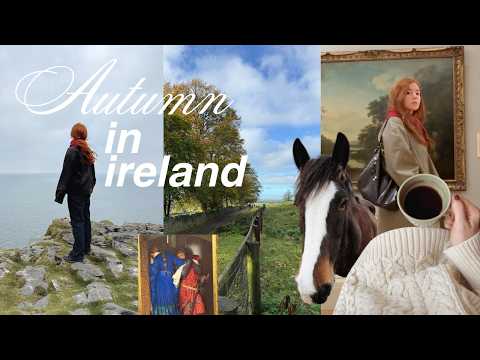 autumn in ireland 🐴 galway, biking the aran islands (inis mór) and cafe hopping in dublin vlog