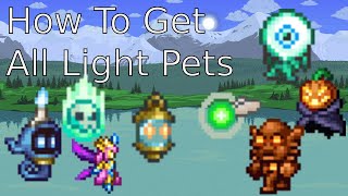 How To Get All Light Pets in Terraria 1.4.4
