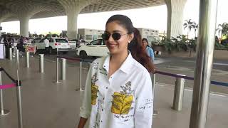 Keerthy Suresh Spotted At Airport Departure
