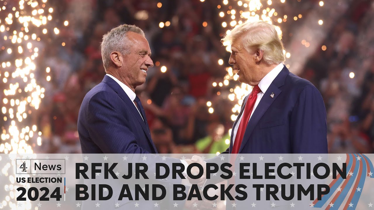 Robert Kennedy Junior endorses Trump after suspending election campaign