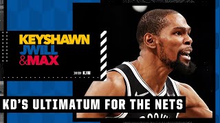 Reacting to Kevin Durant telling Joe Tsai to trade him or fire Steve Nash & GM Sean Marks 😳 | KJM