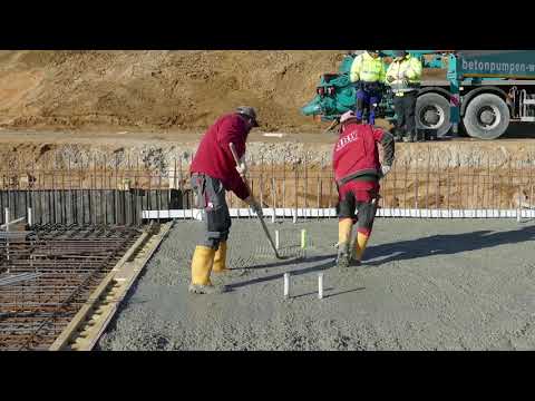Bodenplatte für Hochregallager   Teil 1