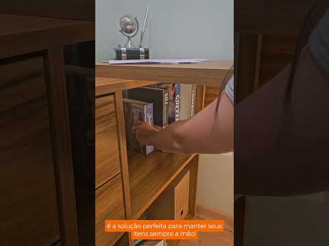 Video thumbnail of Escrivaninha 2 Gavetas NT2060 Notável