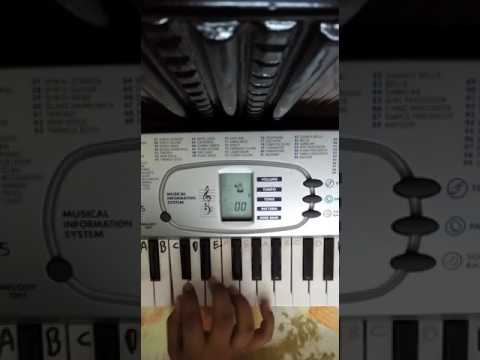 Shreyansh happy birthday song on casio