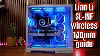Lian Li SL-INF 140 Infinity wireless wiring and setup guide (reverse blade and standard blade)