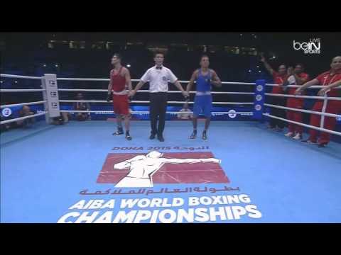 Mohamed rabii - champion du monde de boxe poids 69Kg - 2015