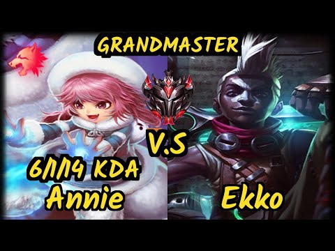 Annie Bot (ANNIE) vs EKKO - 6/1/14 KDA MID GAMEPLAY - NA Ranked GRANDMASTER