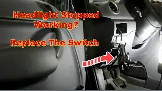 Replace The Headlight Switch Ford Transit Van