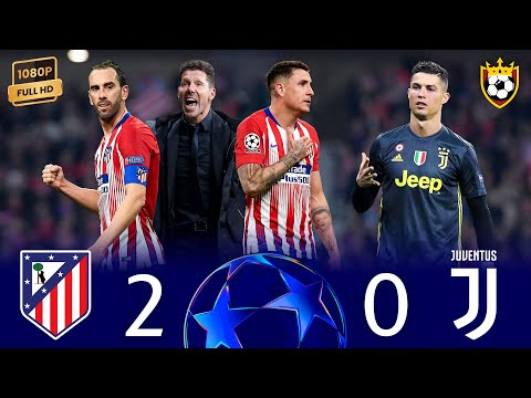 Atlético Madrid surprises Ronaldo and Juventus 🤯🔥 ❯ Atlético Madrid (2-0) Juventus ● FHD 🎬