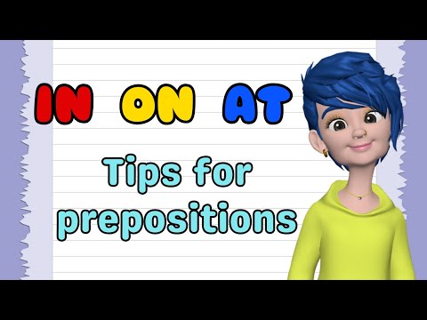 IN, ON, AT   Prepositions with Simple Tips