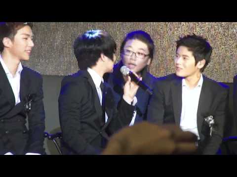 120113 ZE:A - Interview with song and dance