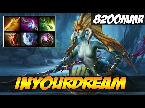 inYourdreaM 8200 MMR Plays Naga Siren vol 1 - Dota 2