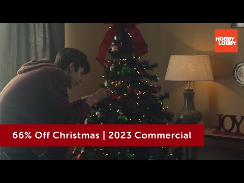 50% Off Christmas | 2023 Commercial | Hobby Lobby®️