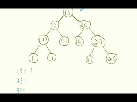 Searching Through a Binary Search Tree