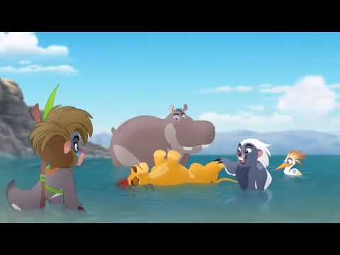 The Lion Guard: The Race to Tuliza, The Guard relax in the Saltwater