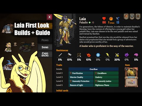 Laia the Paladin Build Guide and Perks - First Look for Across the Obelisk DLC - Sands of Ulminin