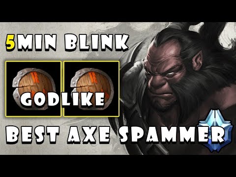 How To Play Axe in 5Min Blink Dagger with 2xStout Shield - FullGame Dota 2 7.22
