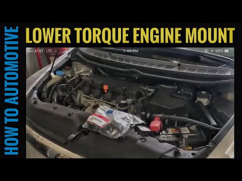 How to Replace the Lower Torque Engine Mount on a 2007 Honda Civic