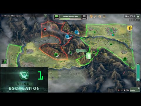NEW CAMPAIGN THE GENERAL 1| REBEL INC. ESCALATION CAMPAIGN GAMEPLAY
